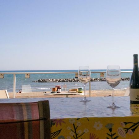 Bel appart vue mer Valras-Plage Buitenkant foto